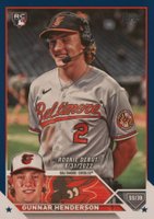 2023 Topps Update #US18 Gunnar Henderson Royal Blue Baseball Card