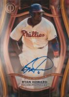 2025 Topps Tribute Pillars of the Game Autographs #RH Ryan Howard Gold Baseball Card