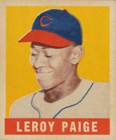 1948 Leaf #8 Leroy Paige Short Print Baseball Card
