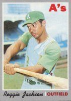 1970 Topps #140 Reggie Jackson Baseball Card