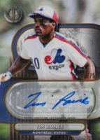 2024 Topps Tribute Tribute Autographs #TATR Tim Raines Gold Baseball Card