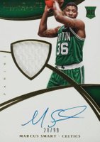 2014 Panini Immaculate Collection #107 Marcus Smart Autograph Patch Basketball Card