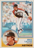 1983 Topps #92 Mike LaCoss Baseball Card