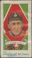 1914 Piedmont Art Stamps # Ty Cobb Baseball Card