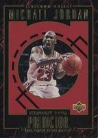 1995 Upper Deck Predictor Player of Month #R3 Michael Jordan Basketball Card