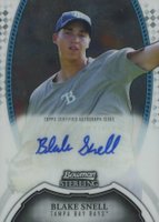 2011 Bowman Sterling Prospects Autographs #BSPBS Blake Snell Baseball Card