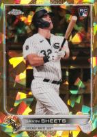 2022 Topps Chrome Sapphire Edition #12 Gavin Sheets Gold Baseball Card