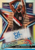 2023 Topps Chrome Future Stars Autographs #FSASH Scoot Henderson Basketball Card