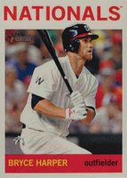 2013 Topps Heritage  #440 Bryce Harper Senators Throwback Baseball Card