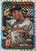 2024 Topps Chrome Update #USC178 Colt Keith X-Fractor Baseball Card