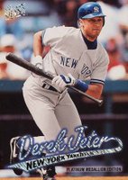 1997 Ultra #P99 Derek Jeter Platinum Medallion Baseball Card
