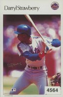 1986 Sports Illustrated Poster Test Stickers #4564 Darryl Strawberry Baseball Card
