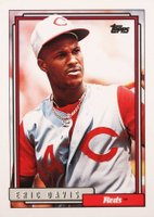 1992 Topps #610 Eric Davis Baseball Card
