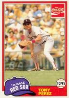 1981 Coca-Cola #8 Tony Perez Baseball Card