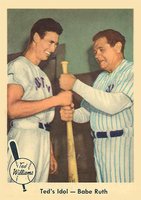 1959 Fleer Ted Williams #2 Ted's Idol Baseball Card