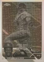 2023 Topps Chrome Update #USC150 Jordan Walker Negative Refractor Baseball Card