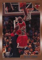 1998 Topps #77 Michael Jordan O-Pee-Chee Basketball Card