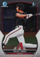 2023 Bowman Chrome Prospects #BCP25 Druw Jones Baseball Card