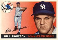 1955 Topps #22 Bill Skowron Baseball Card