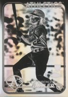 2024 Topps Chrome #5 Lawrence Butler Negative Refractor Baseball Card