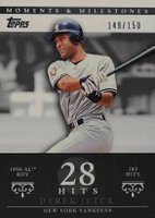 2007 Topps Moments & Milestones  #83 Derek Jeter 28 Hits Baseball Card