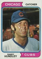1974 Topps #319 Randy Hundley Baseball Card