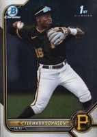 2022 Bowman Draft #BDC130 Termarr Johnson Chrome Baseball Card