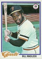 1978 Topps #410 Bill Madlock Baseball Card