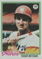 1978 Topps #697 Roger Metzger Baseball Card