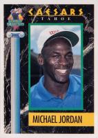 1991 Caesars Palace Lake Tahoes Heavy Hitters #1 Michael Jordan Basketball Card