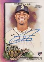 2022 Topps Allen & Ginter Chrome Autographs #JRO Julio Rodriguez Baseball Card
