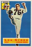 1956 Topps #9 Lou Groza Football Card