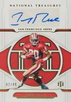 2021 Panini National Treasures Signatures #SJR Jerry Rice Gold Football Card