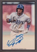 2019 Bowman Heritage #WF Wander Franco Autograph-Chrome Baseball Card