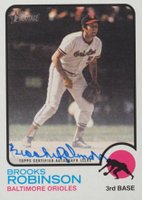 2022 Topps Heritage Real One Autographs #ROABR Brooks Robinson Baseball Card