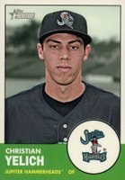 2012 Topps Heritage  #13 Christian Yelich Baseball Card