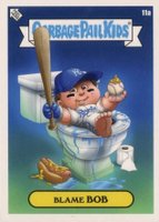 2022 Topps Garbage Pail Kids GPK X MLB Series 2 Alex Pardee #11a Blame Bob Baseball Card