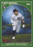 2023 Topps X Bob Ross the Joy of Baseball #66 Anthony Volpe Sap Green Baseball Card