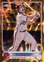 2022 Topps Gilded Collection #131 Mike Schmidt Lava Gold Etch Baseball Card