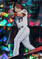 2015 Bowman's Best  #1 Mike Trout Atomic Refractor Baseball Card