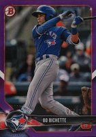 2018 Bowman Draft #BD32 Bo Bichette Purple Baseball Card