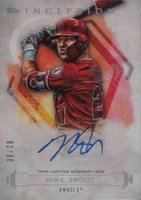 2019 Topps Inception Rookie & Emerging Stars Autographs #RESMT Mike Trout Baseball Card