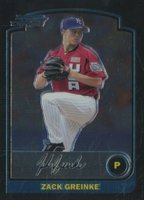 2003 Bowman Chrome Draft Picks #134 Zack Greinke Baseball Card