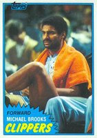 1981 Topps #91 Michael Brooks West Basketball Card