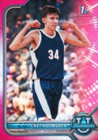 2021 Bowman University #38 Chet Holmgren Chrome-Pink Refractor Basketball Card