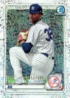 2020 Bowman Chrome Prospects #BCP132 Luis Gil Speckle Refractor Baseball Card