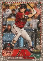 2023 Topps Holiday #H113 Corbin Carroll Metallic Baseball Card
