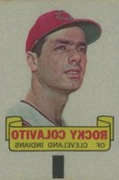 1966 Topps Rub-Offs #20 Rocky Colavito Baseball Card