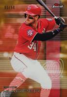 2016 Finest #100 Bryce Harper Gold Refractor Baseball Card