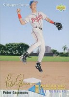 1993 Upper Deck #459 Chipper Jones Gold Hologram Baseball Card